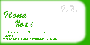 ilona noti business card